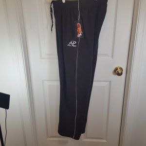 Track Pants Black w/white stripe Large